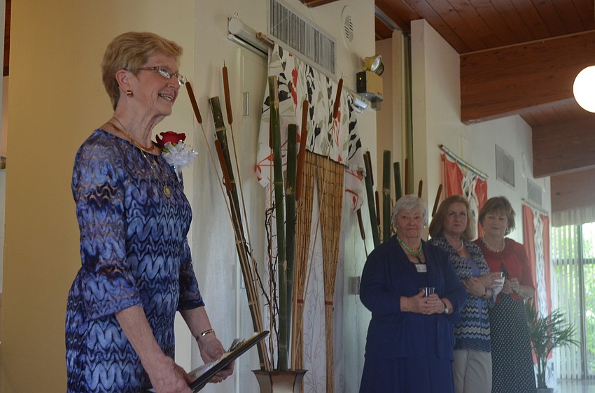 Sue Angle thanks everyone for coming and explains her future goals.