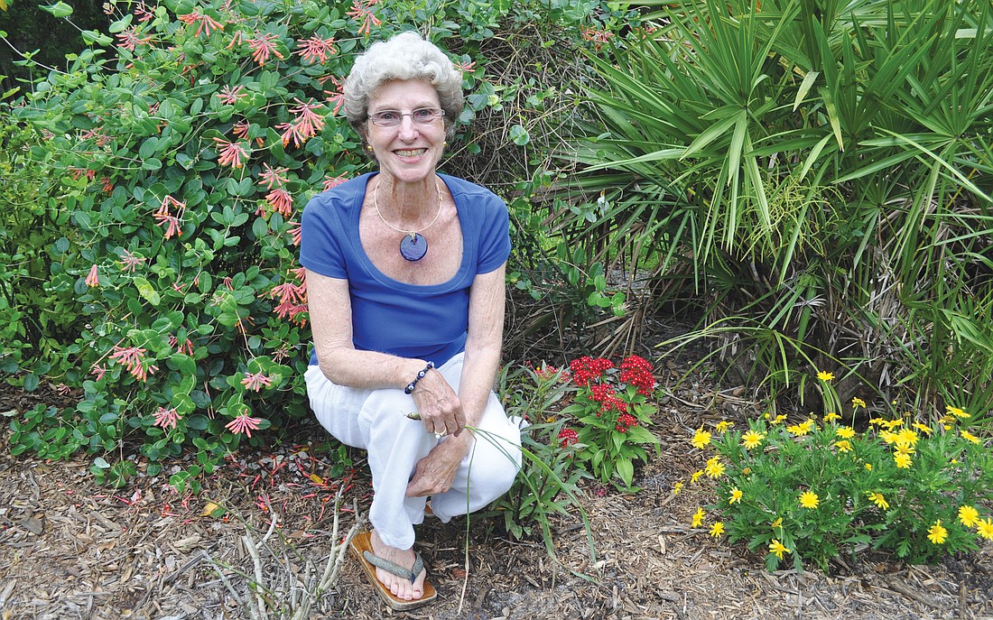 Led by Polly Curran, the Henley neighborhood of University Park hosted a Florida-friendly landscaping program for 18 members of the Sarasota Garden Club April 10.