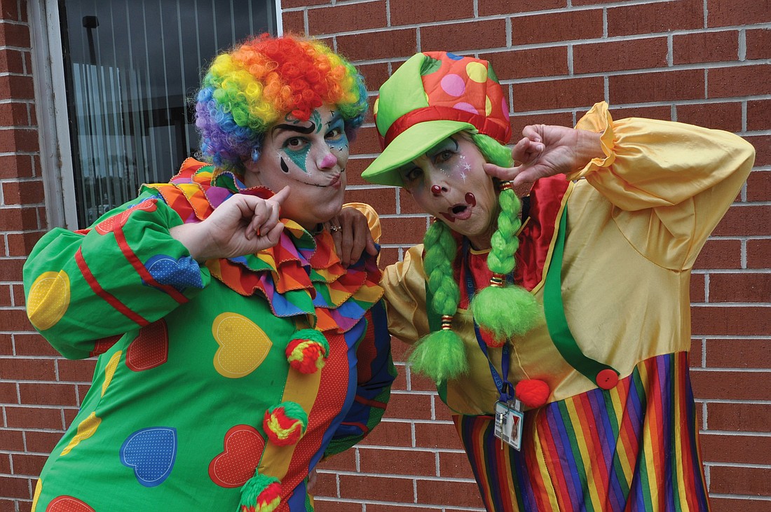 Students and staff came up with the idea of having Assistant Principal Tia Henderson and Principal Kathy Hayes dress as clowns if they beat a $10,000 fundraising goal at  GullettÃ¢â‚¬â„¢s annual Walk-a-Thon.