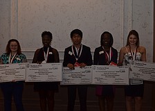 Riverview High School Seniors Alexis Romine, Elexis Ousley, Jayson Torreno, Maiyah Newsome and Jacquelynn Cavendar