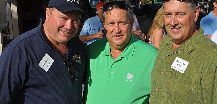 Mike Quillen, Kerry Kirschner and Sheriff Tom Knight