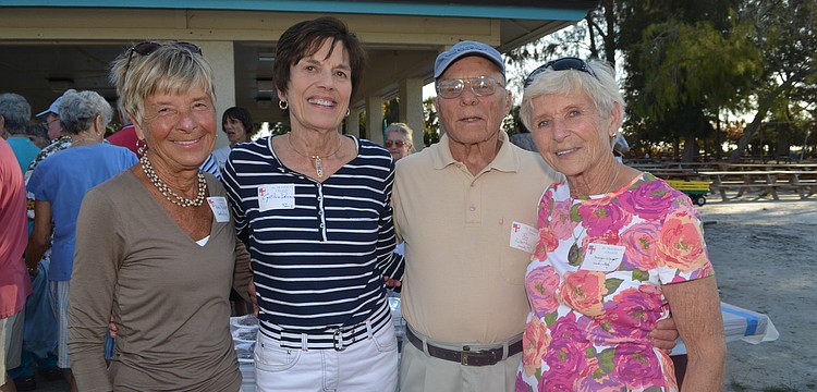 Bev Parker, Cynthia Dennis, Roy Lawrence and Marge Wright