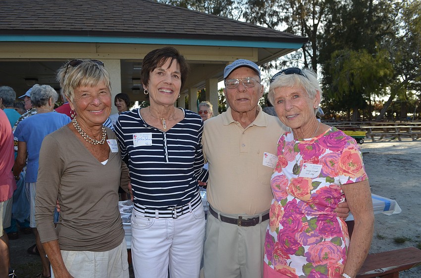 Bev Parker, Cynthia Dennis, Roy Lawrence and Marge Wright