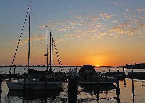 East County resident Donna Ferguson submitted this photo of a sunset at Regatta Point Marina.