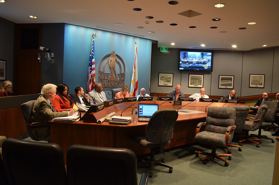 Commissioners discussed panhandling and downtown sound at Tuesday's special meeting.