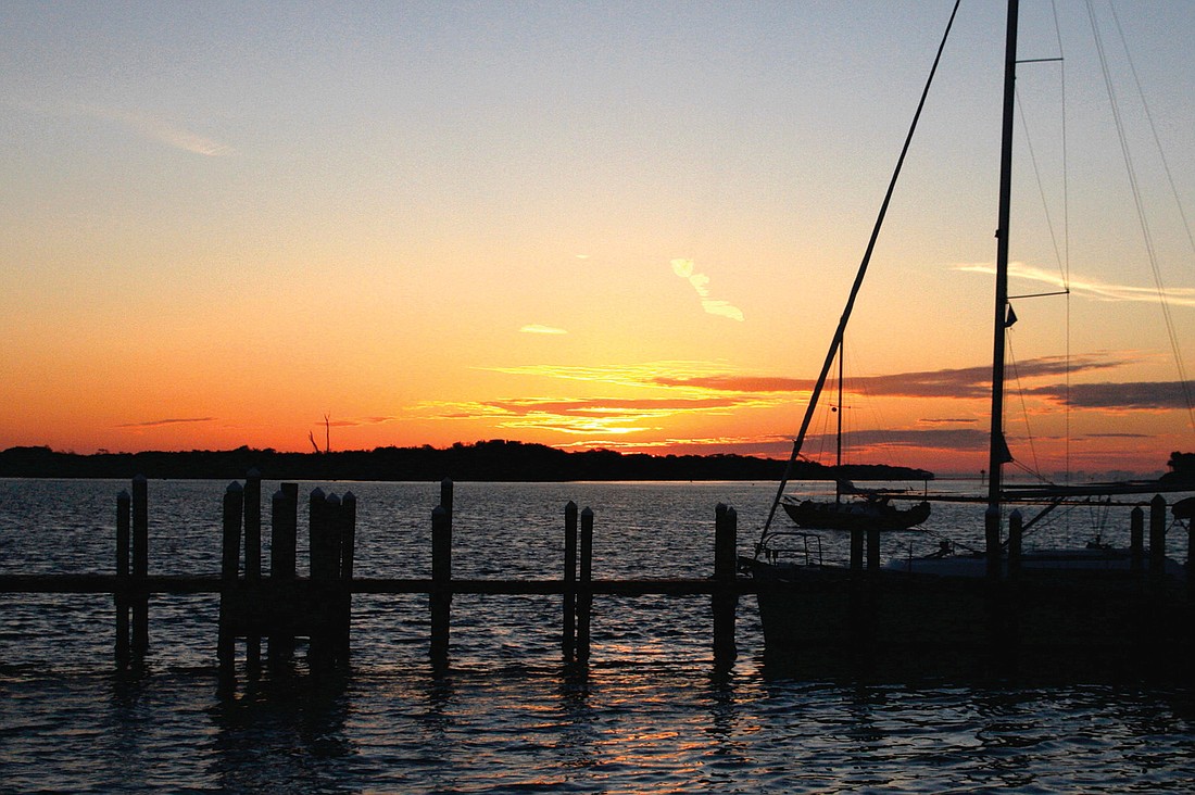 David Rosenthal submitted this sunrise photo, taken at MooreÃ¢â‚¬â„¢s Stone Crab Restaurant.
