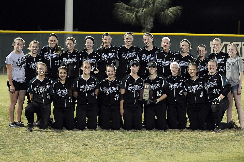 The Lakewood Ranch High softball team captured its fourth-consecutive district title with a 10-0 victory over Palmetto in the Class 6A-District 12 championship April 19.