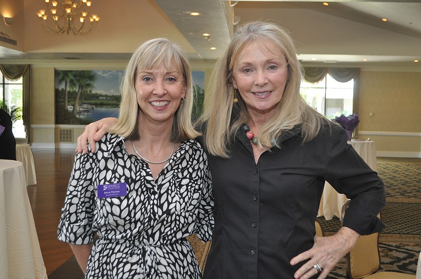SPARCC President and CEO Olivia Thomas with board member Susan Kelley