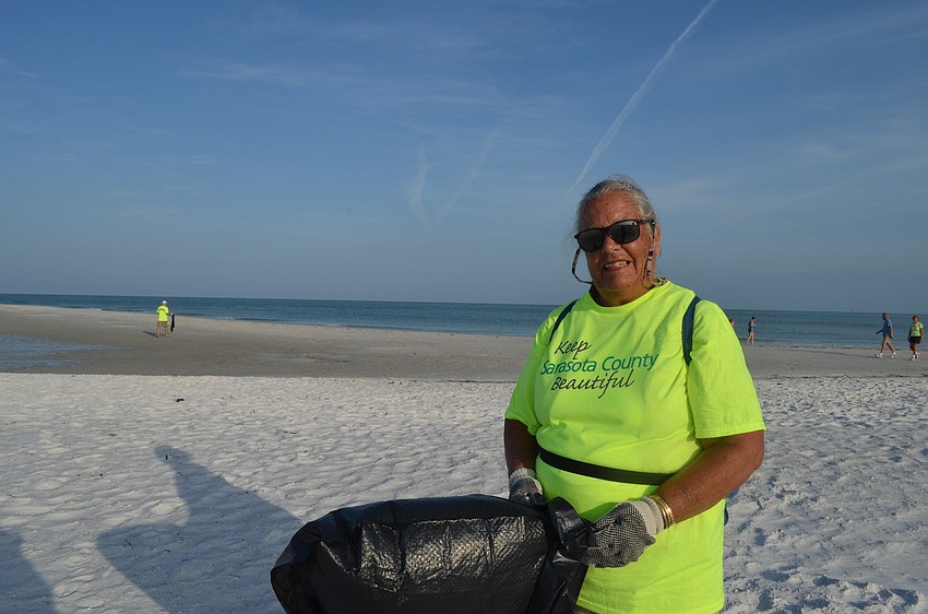 Putsie Ritcheyâ€™s family moved to Siesta Key at the end of the 1960â€™s. She helps keep her community clean by participating in the Great American Clean Up.