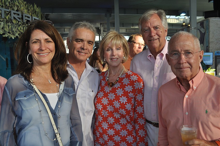 Susan and Cliff Scholz, Susan and Tim Clarke and Mickey Callenen