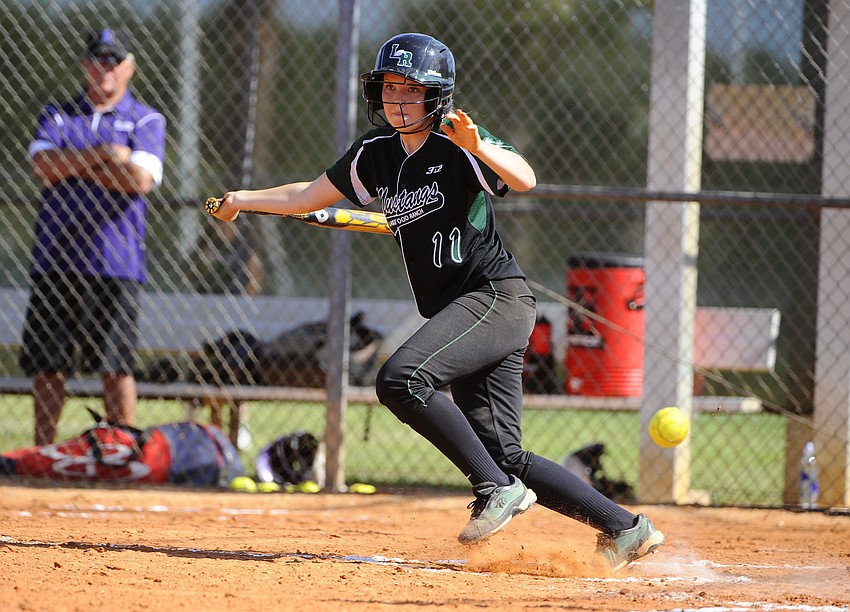 Sophomore catcher Talli Sharp reached base twice.