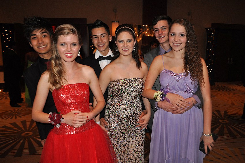 Josh Lim and Emily Golden with Victor Lema and Hailey Golden and Ethan Weaver and Rebekah Jones