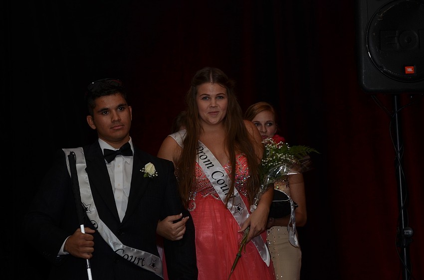 Joe Sehwani and Coral Patton were part of the prom court.