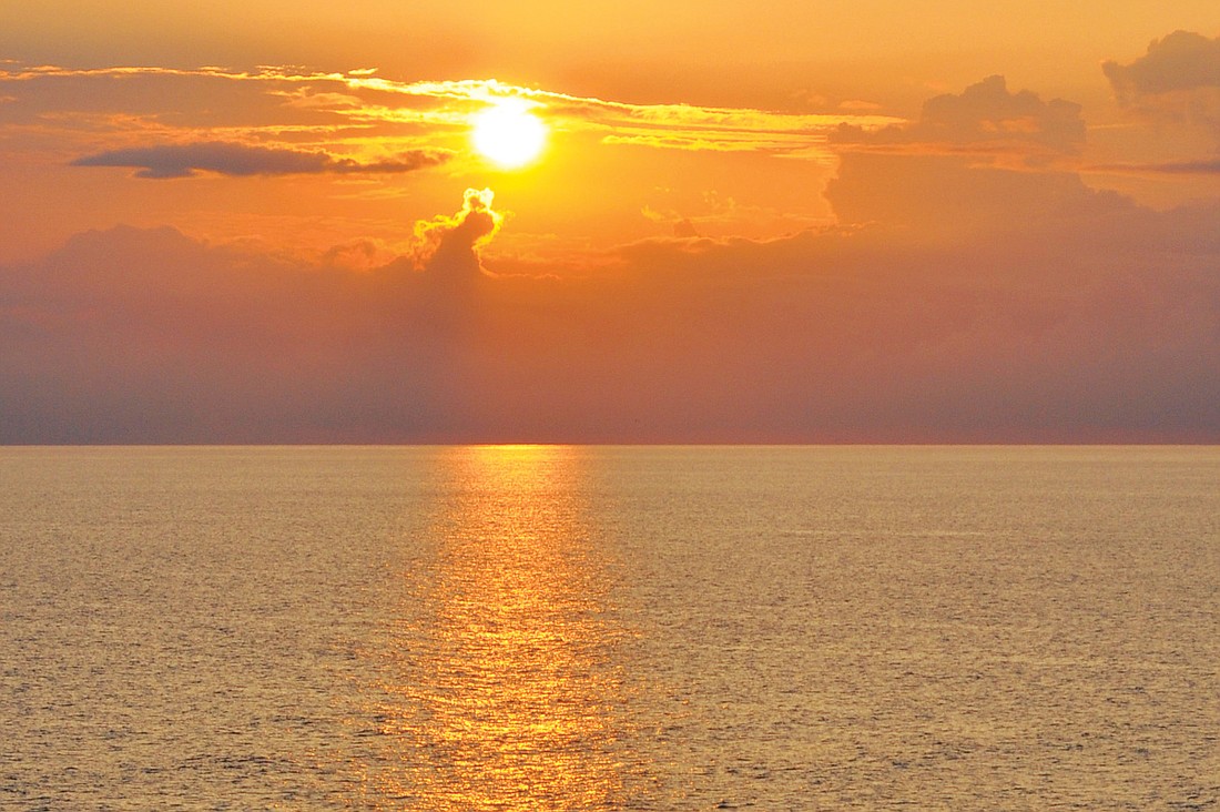 Paul Meese submitted this sunset photo, taken from Longboat Key Towers.