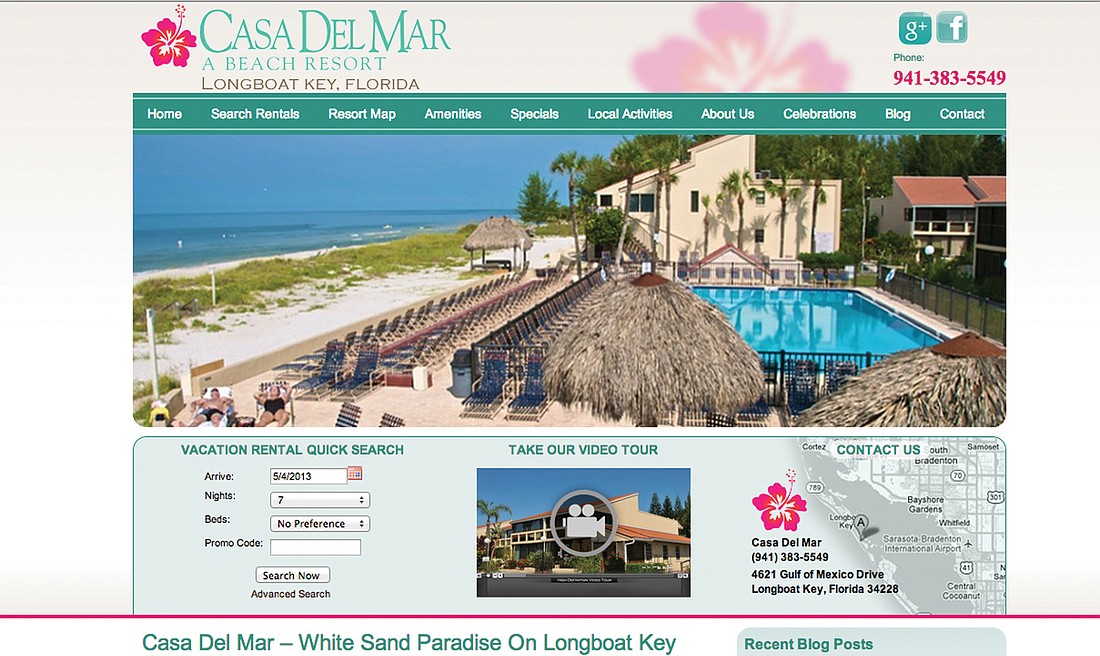 Casa del Mar unveils new website