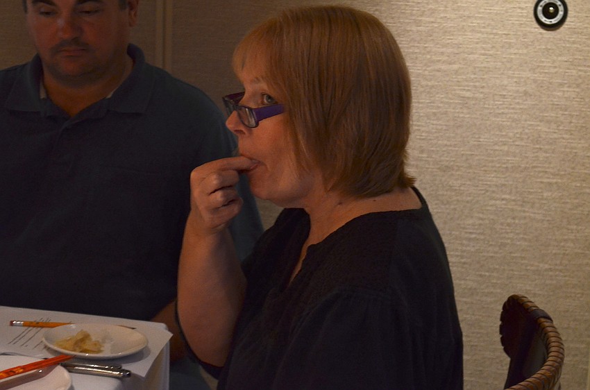 Kim Stafford evaluates the sushi rice