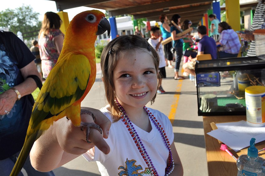 Natalie Palmer held Fruit Loop.