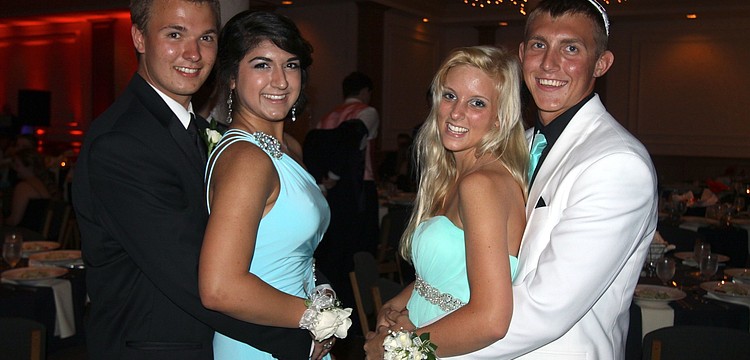 Jeffrey Burgess and Deanna Martinez with Lara Johnson and Bartosz Wloka