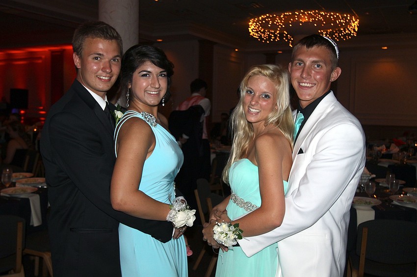 Jeffrey Burgess and Deanna Martinez with Lara Johnson and Bartosz Wloka