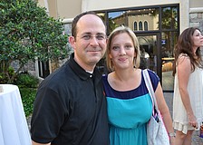Dr. Jody Abrams of the Sarasota Retina Institute with his wife, Angela