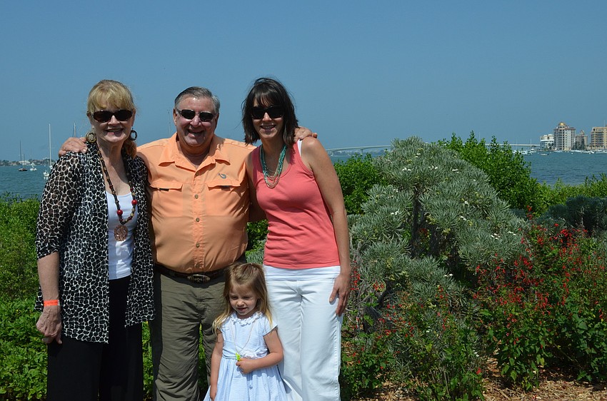 Debbie and Steve Newman with their daughter Heather Geham and granddaughter Camille Geham