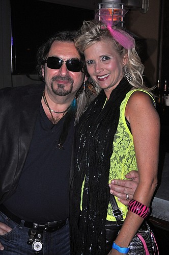 Phil Mancini and Michelle Butler at "Rock of Ages" in September.