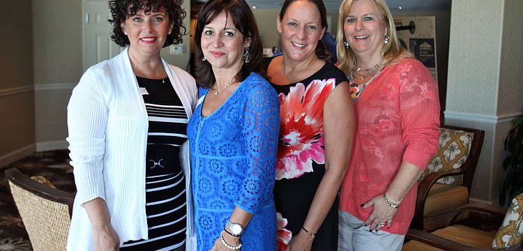 Sheri Hennard, Laurie Gomes, Kim Davis and Jamie Aymerich were honored multiple times throughout the meeting for being such active volunteers.