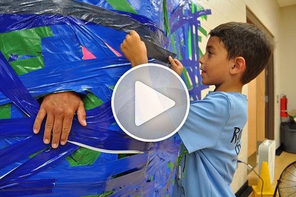 Willis students duct tape principal