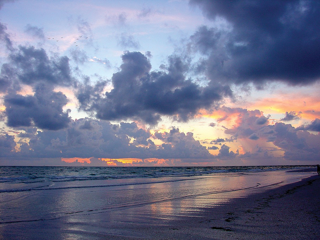 George Gutarra submitted this sunset photo, taken on Lido Beach.