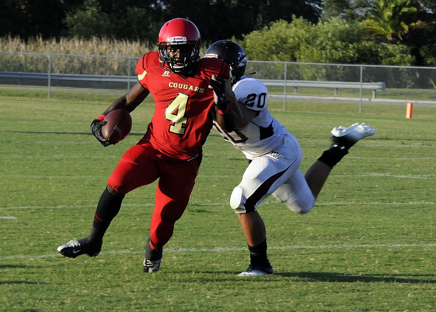 Cardinal Mooney running back Demardre Patterson scored a 4-yard touchdown and also had a 96-yard kickoff return for a touchdown.