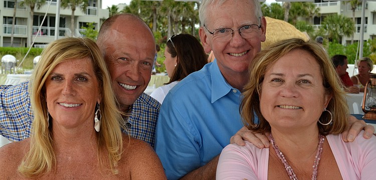 Kathy Anthony and Mark Schlobach, with Dough and Judi Lehrian