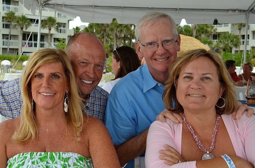 Kathy Anthony and Mark Schlobach, with Dough and Judi Lehrian
