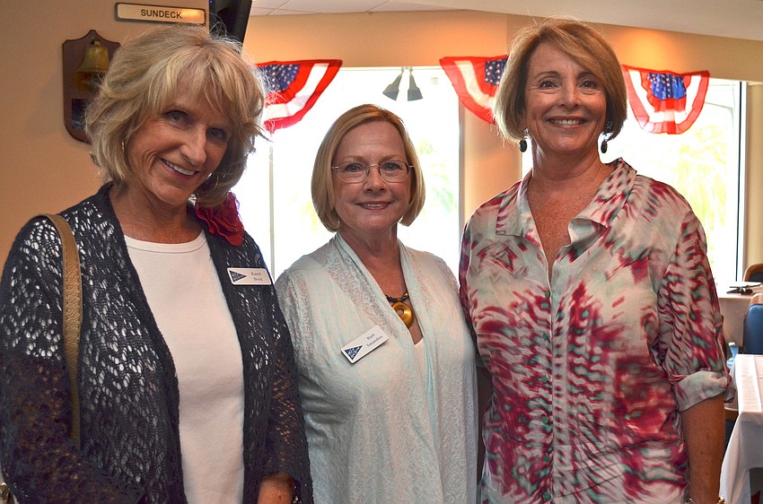 Karel Beck, Barb Sanandres and Cindy Wolfendale