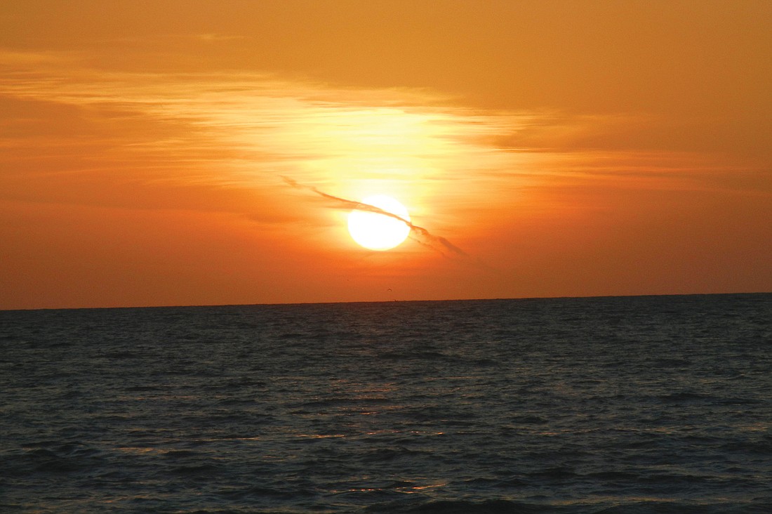 Chester Chmielewski submitted this sunset photo, taken near Bayport Beach and Tennis Club.