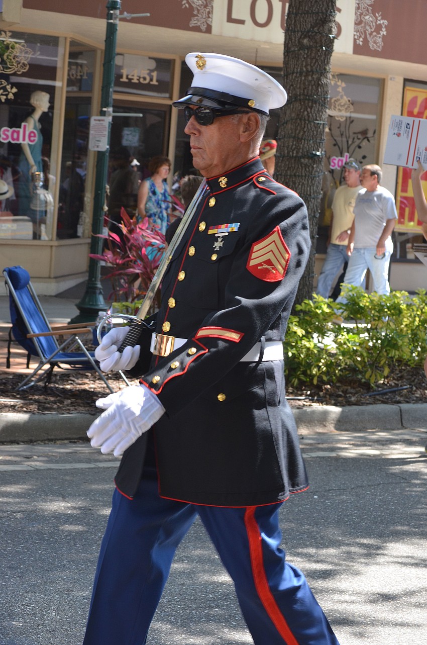 Marine veteran Jim Grams