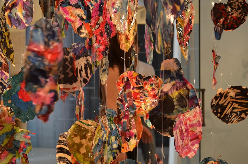 â€œLeaf | Textile | Purposeâ€ a community installation by Jackie Peters Cully