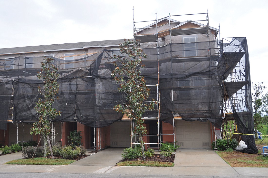 DueAll Construction, the contractor WillowbrookÃ¢â‚¬â„¢s homeowners association hired, began repairs to buildings in October.