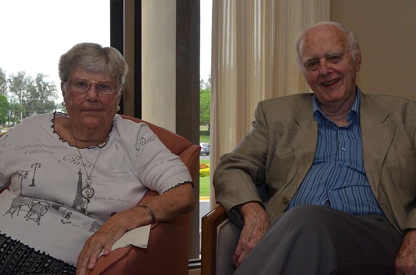 LuVerne Conway has lives at Plymouth Harbor for 10 years and James Machan has lived there for eight.