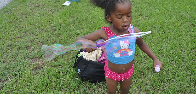 Rahneciah Gamble blew quite the bubble.