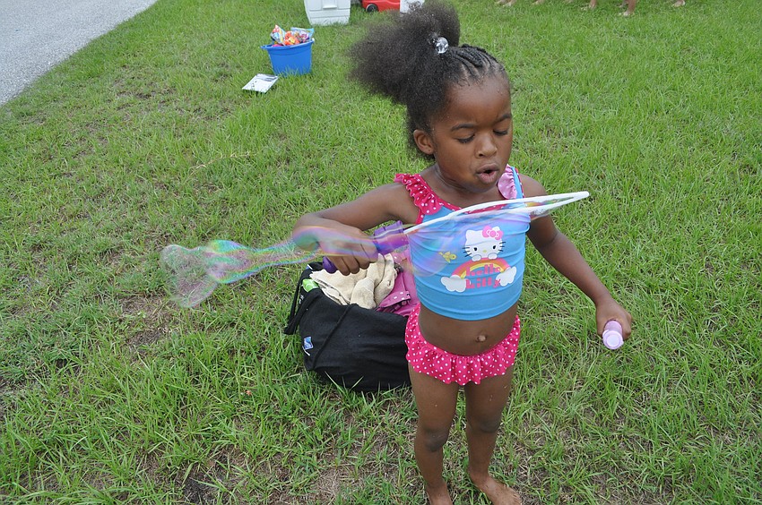 Rahneciah Gamble blew quite the bubble.