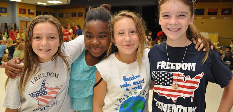 Emily Wilcox, Aba Sankah, Kiah Murfin and Hailee Chapin