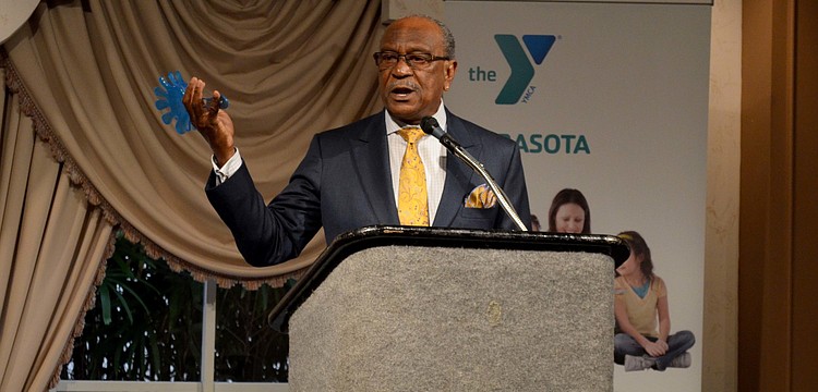 Hank Battie was the master of ceremonies.