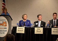 Senator Lisa Carlton, Senator Nancy Detert and Representatives Jim Boyd and Greg Steube