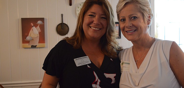 Annette Gueli of Pro-Motion Notions and Millieâ€™s CafÃ© Event Planner Barbie Robinson