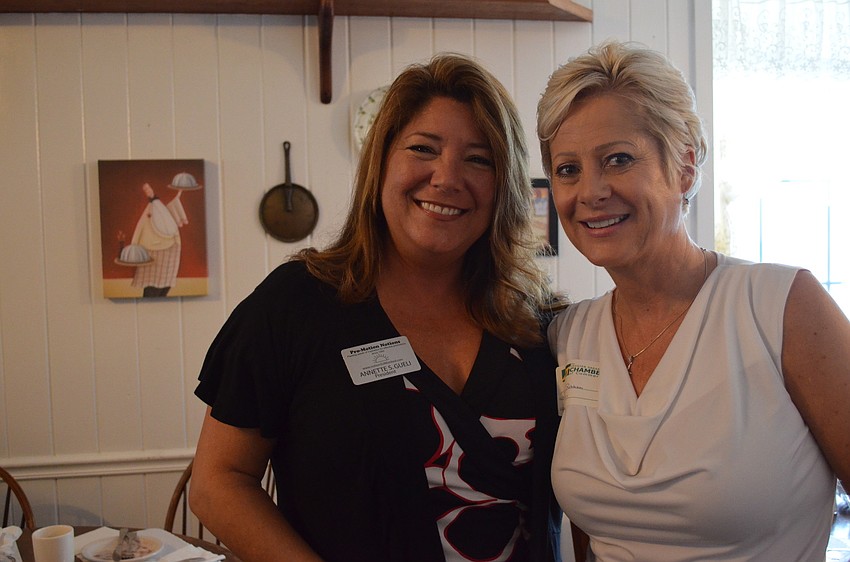 Annette Gueli of Pro-Motion Notions and Millieâ€™s CafÃ© Event Planner Barbie Robinson