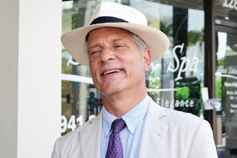 On his latest visit to Sarasota, new urbanist planner Andres Duany had good things to say about the new Palm Avenue parking garage. The garage was one of his suggestions in 2000. Photo by Roger Drouin.