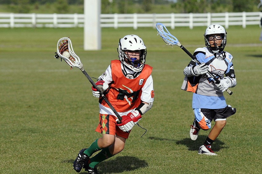 Connor Perry, 11, helped lead the Mansota Monsters U11 Green team to a 9-1 victory over the Bay Area Sand Sharks.