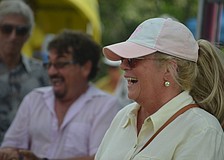 Agnes Cameron dances to the groovy music of her youth. She says her favorite song is â€œI Want to Hold Your Handâ€ by the Beatles.