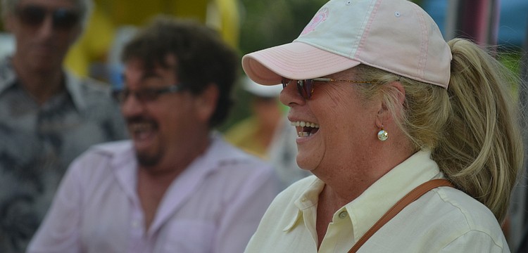 Agnes Cameron dances to the groovy music of her youth. She says her favorite song is â€œI Want to Hold Your Handâ€ by the Beatles.