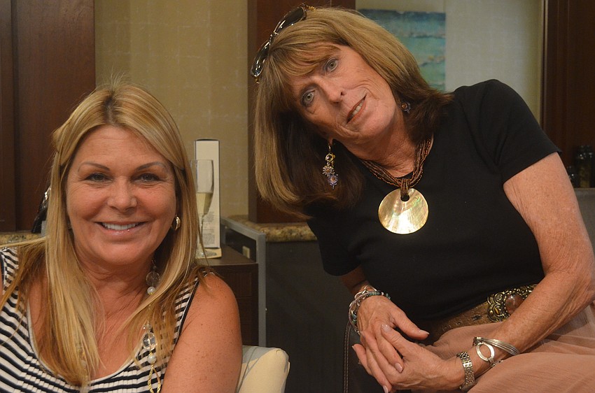 Robyn Collins has lived in Sarasota for 19 years and Sally Reed moved to Sarasota from Des Moines, Iowa 17 years ago.